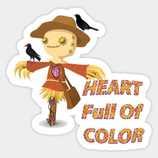 Heart Full Of Color Sticker